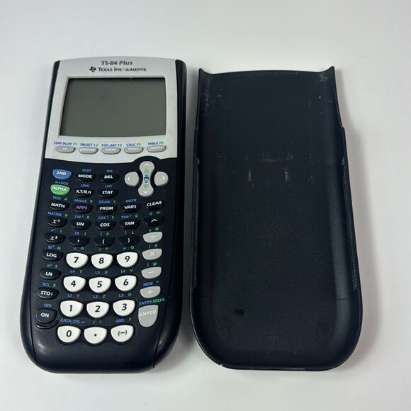 Texas Instruments Ti-84 Plus Graphing Calculator - Black - Picture 1 of 6
